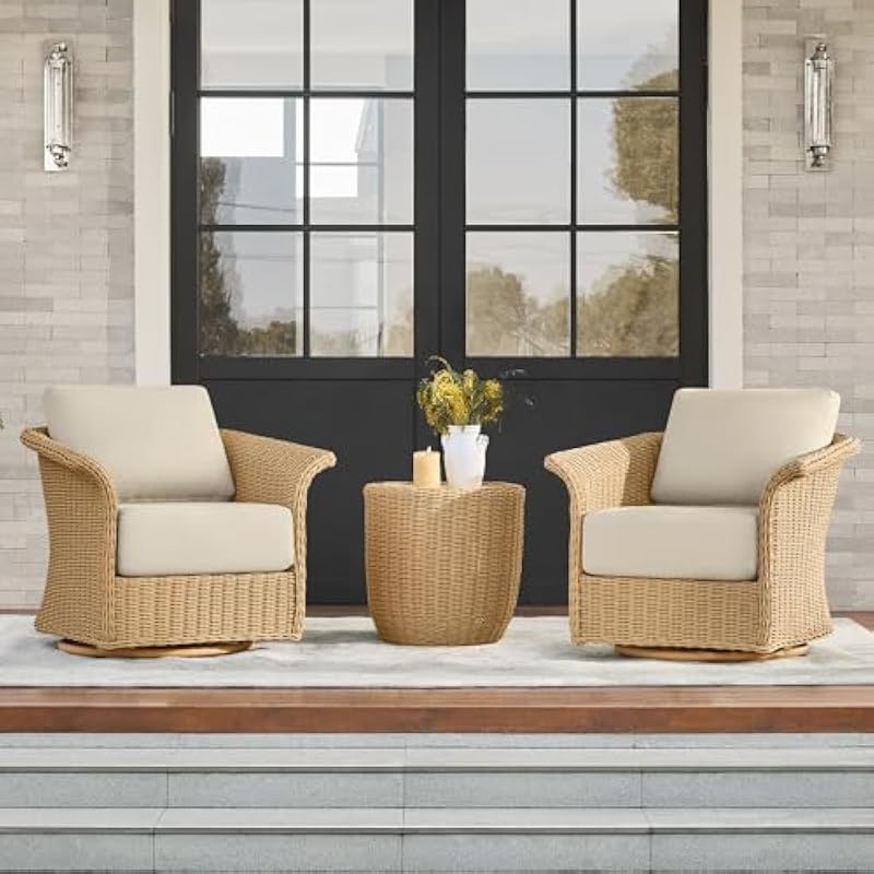 3-Piece Outdoor Bistro Set Fea - đánh giá và giá Outdoor Furniture Metal Chairs